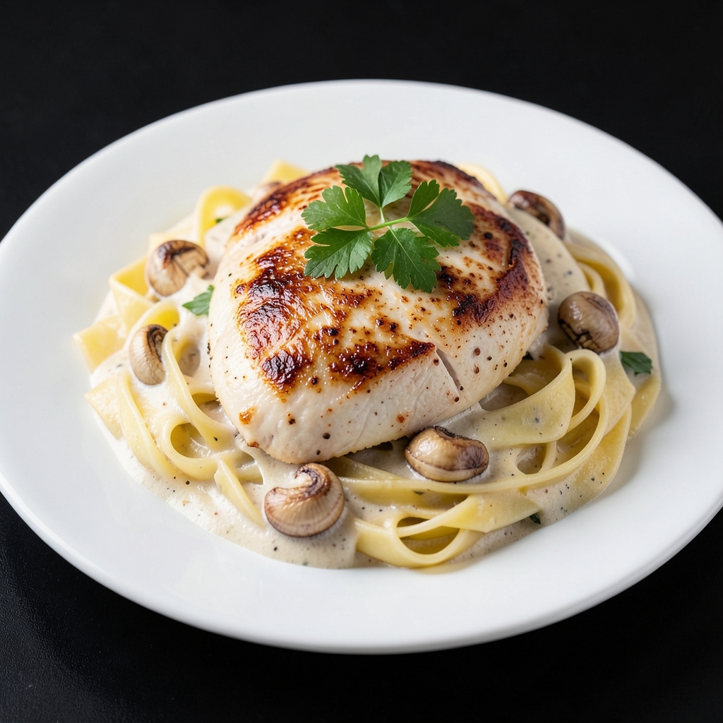 Creamy Lemon-Garlic Chicken Alfredo