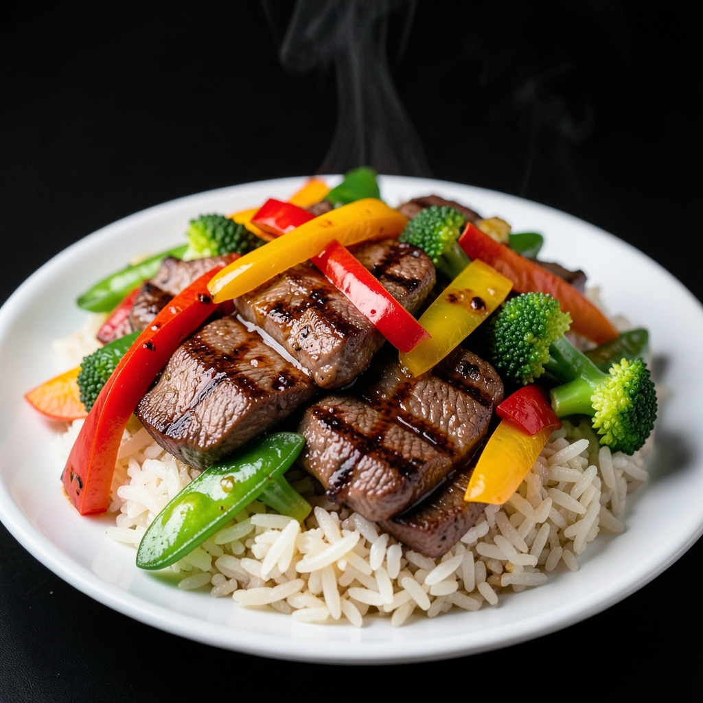 Spicy Steak Stir-Fry with Crisp Vegetables