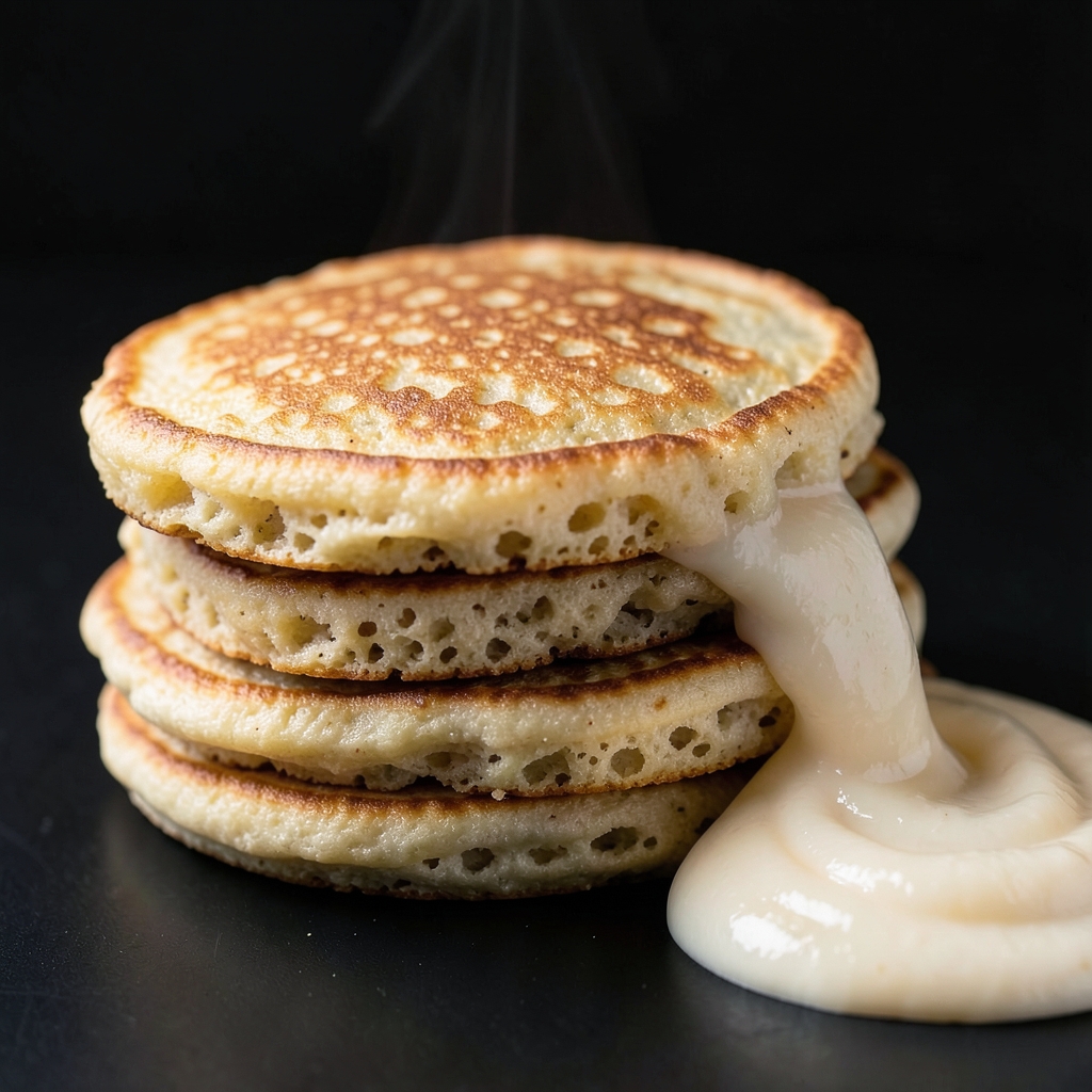 Easy Applesauce Sprouted Spelt Pancakes